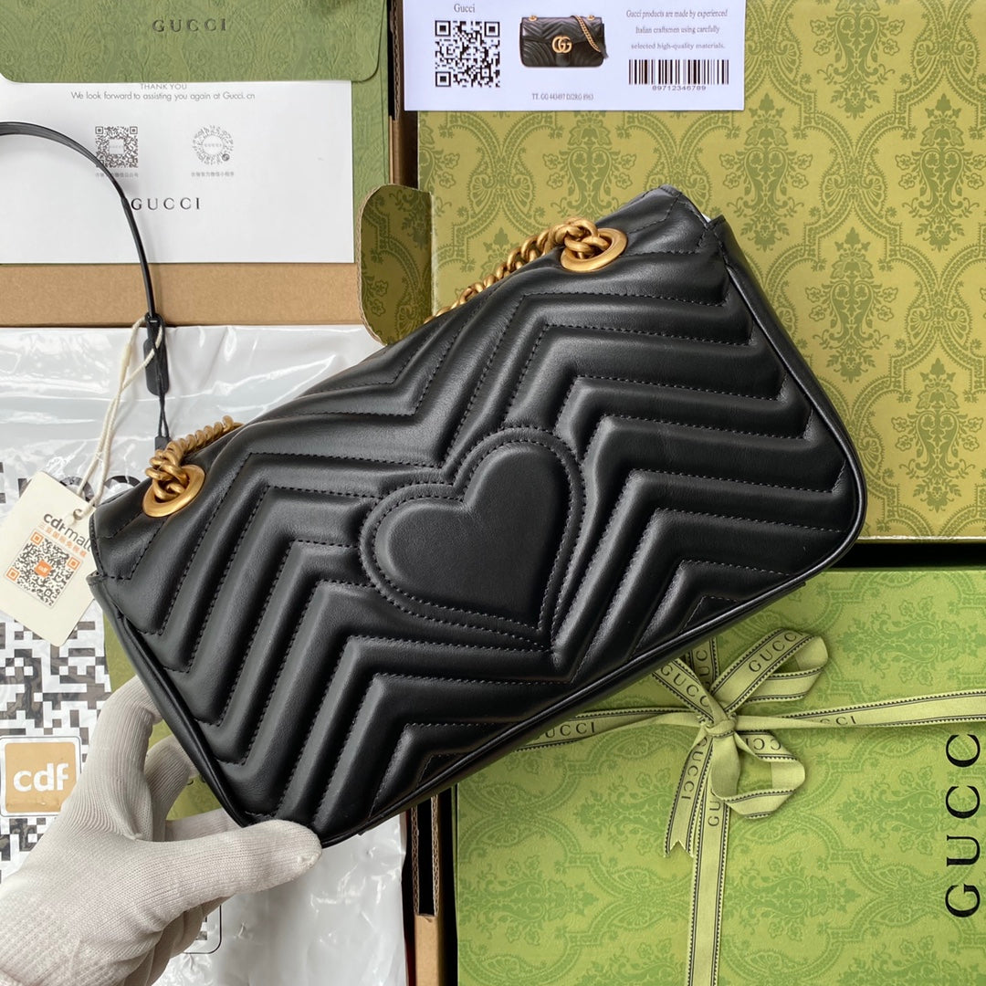 Pronta Entrega – Bolsa Gucci GG Marmont Matelassê Grande