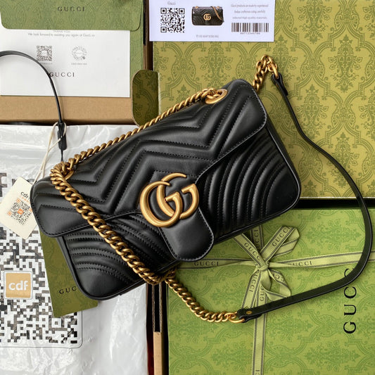 Pronta Entrega – Bolsa Gucci GG Marmont Matelassê Grande