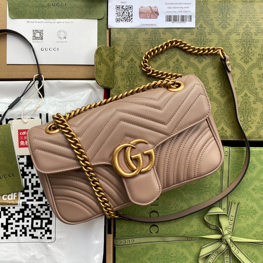 Pronta Entrega – Bolsa Gucci GG Marmont Matelassê Grande