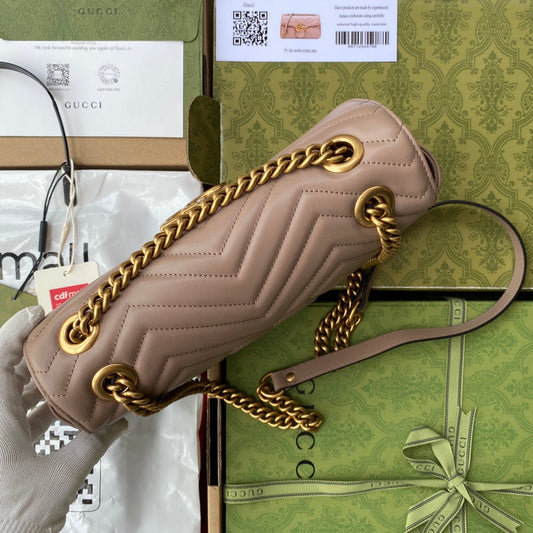 Pronta Entrega – Bolsa Gucci GG Marmont Matelassê Grande