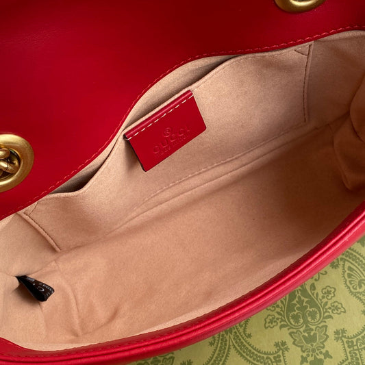 Pronta Entrega – Gucci Bolsa GG Marmont Matelassê Média