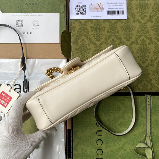 Pronta Entrega – Gucci Bolsa GG Marmont Matelassê Média