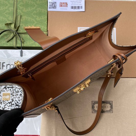 Pronta Entrega – Bolsa Gucci Padlock GG de Ombro Média
