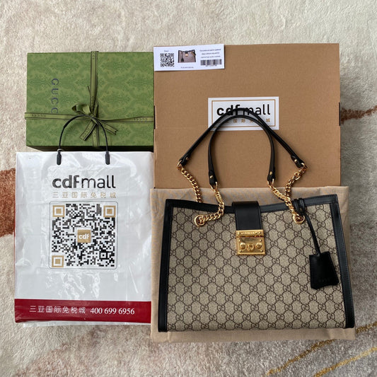 Pronta Entrega – Bolsa Gucci Padlock GG de Ombro Média