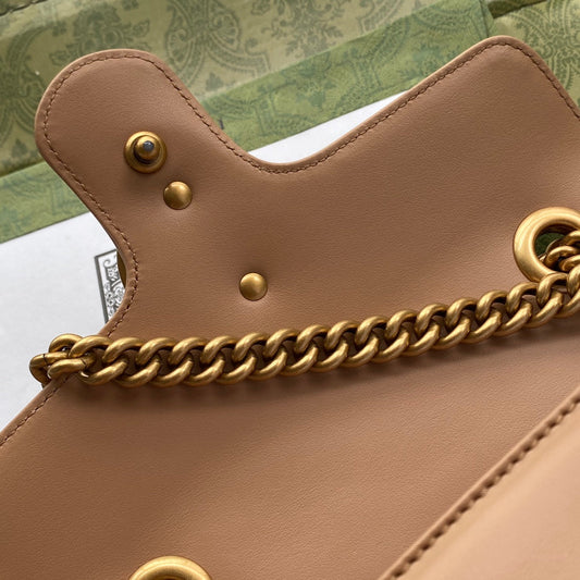 Pronta Entrega – Gucci Bolsa GG Marmont Matelassê Média