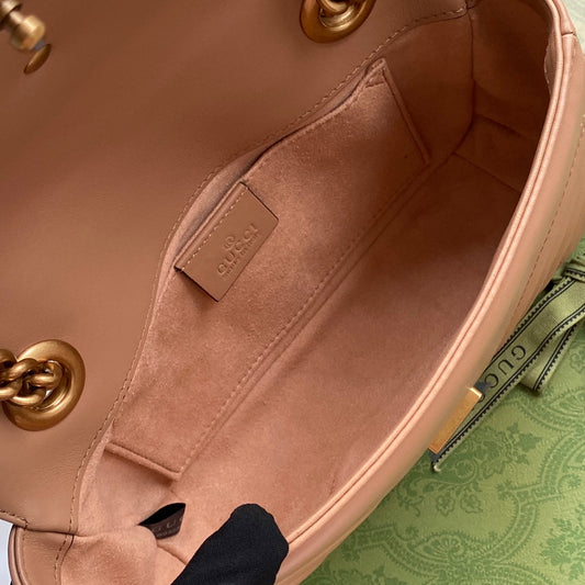 Pronta Entrega – Gucci Bolsa GG Marmont Matelassê Média