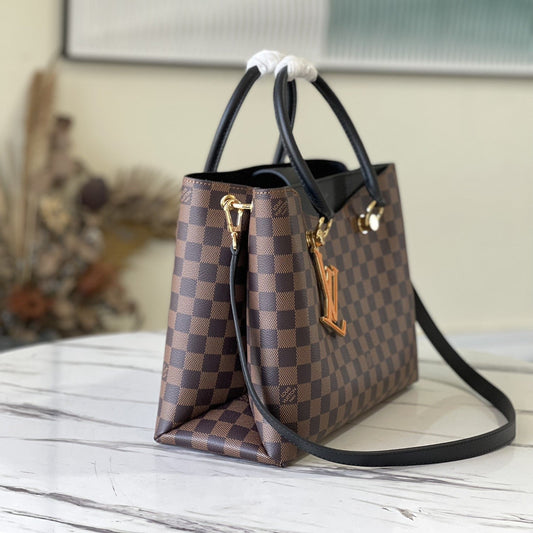 Pronta Entrega – Bolsa Modelo Louis Vuitton Riverside Alça Preta