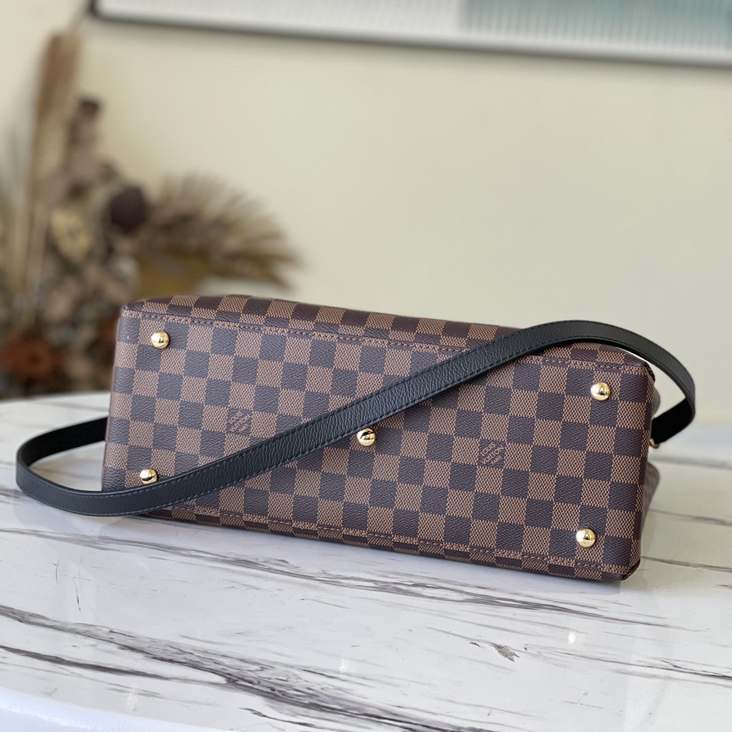 Pronta Entrega – Bolsa Modelo Louis Vuitton Riverside Alça Preta