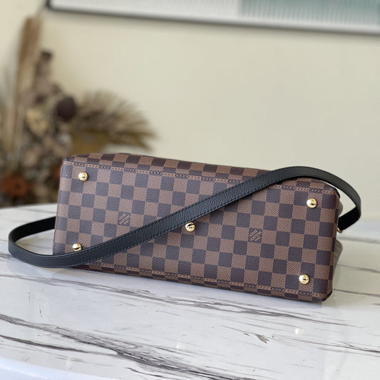 Pronta Entrega – Bolsa Modelo Louis Vuitton Riverside Alça Preta