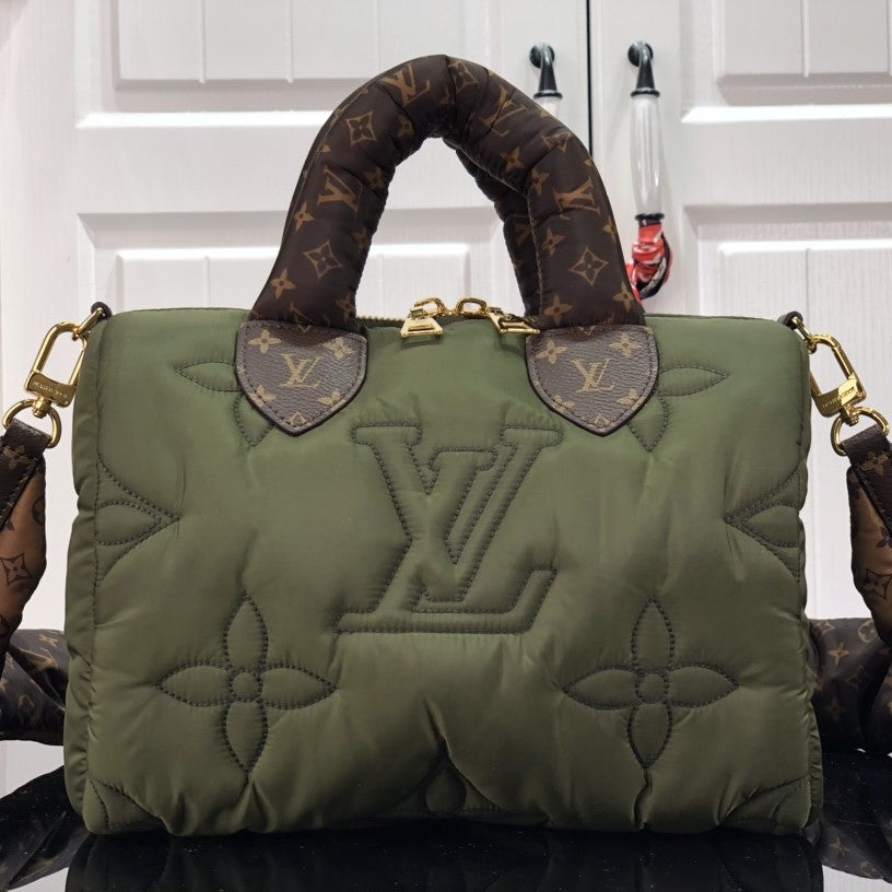 Pronta Entrega – Bolsa Modelo Louis Vuitton Speedy Bandoulière 25 verde