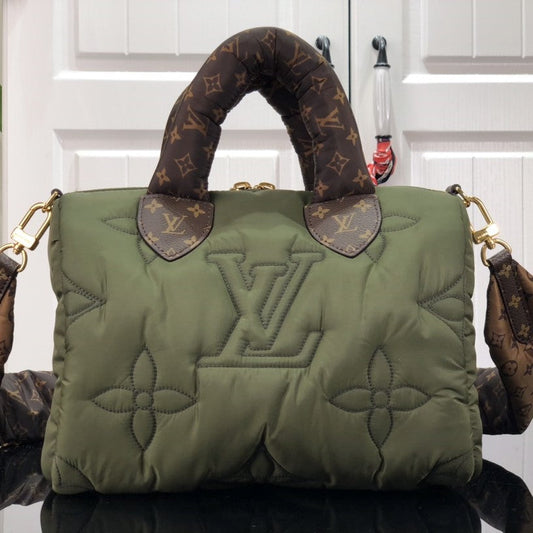 Pronta Entrega – Bolsa Modelo Louis Vuitton Speedy Bandoulière 25 verde