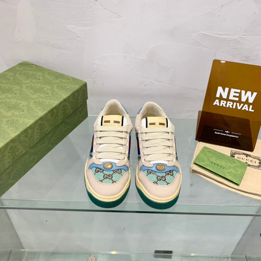 Pronta Entrega – Tênis Modelo Gucci GG Screener Azul