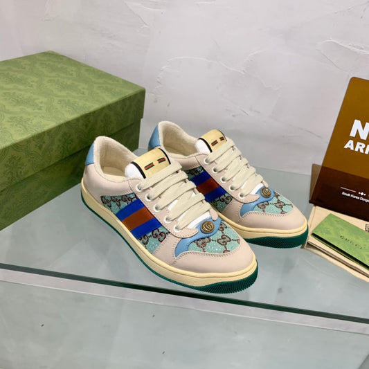 Pronta Entrega – Tênis Modelo Gucci GG Screener Azul