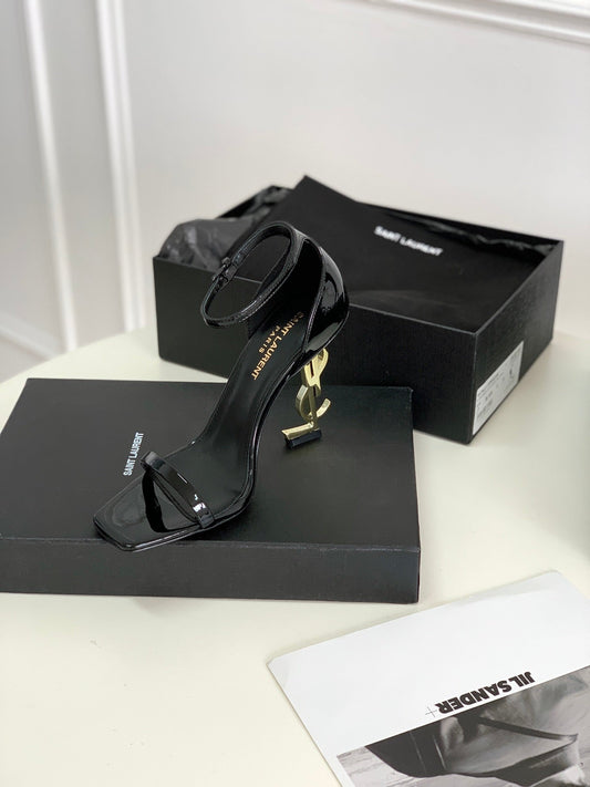 Pronta Entrega – Sandália Modelo Saint Laurent Opyum com salto 110mm