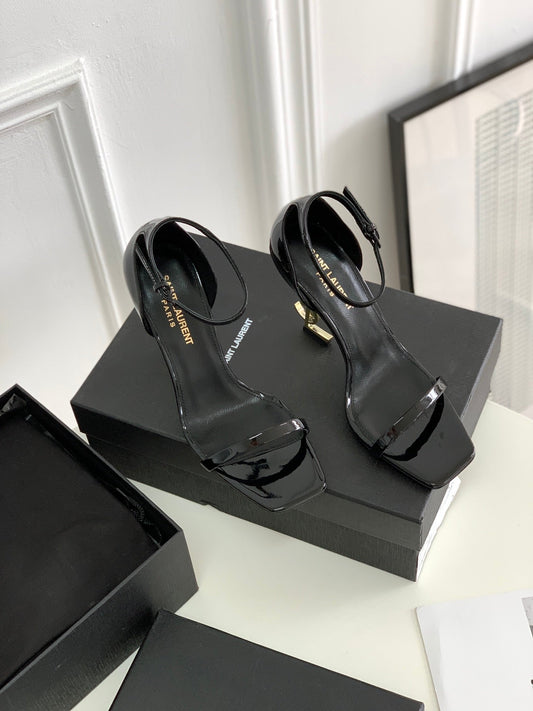 Pronta Entrega – Sandália Modelo Saint Laurent Opyum com salto 110mm