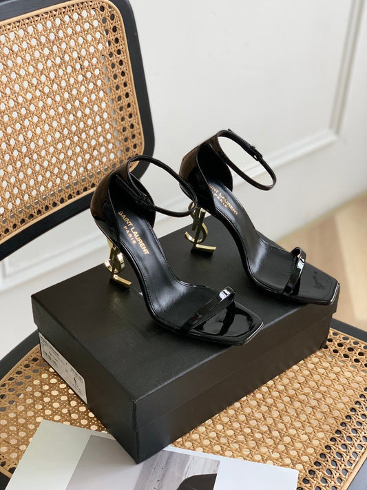 Pronta Entrega – Sandália Modelo Saint Laurent Opyum com salto 110mm