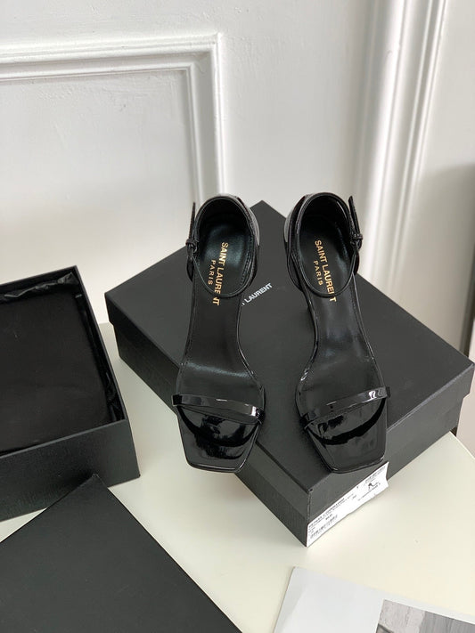 Pronta Entrega – Sandália Modelo Saint Laurent Opyum com salto 110mm