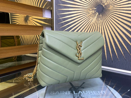 Pronta Entrega – Bolsa Modelo Saint Laurent Tranvesal Lou Sky