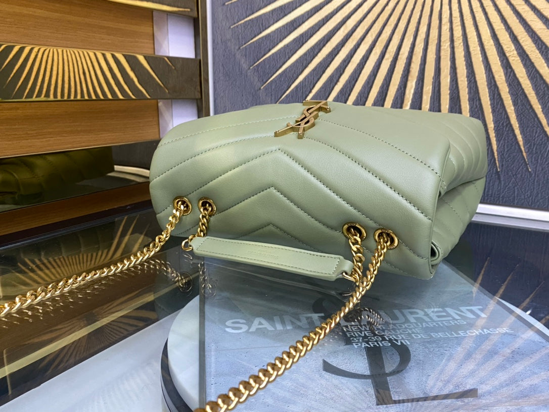 Pronta Entrega – Bolsa Modelo Saint Laurent Tranvesal Lou Sky