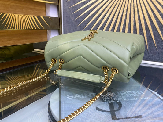 Pronta Entrega – Bolsa Modelo Saint Laurent Tranvesal Lou Sky