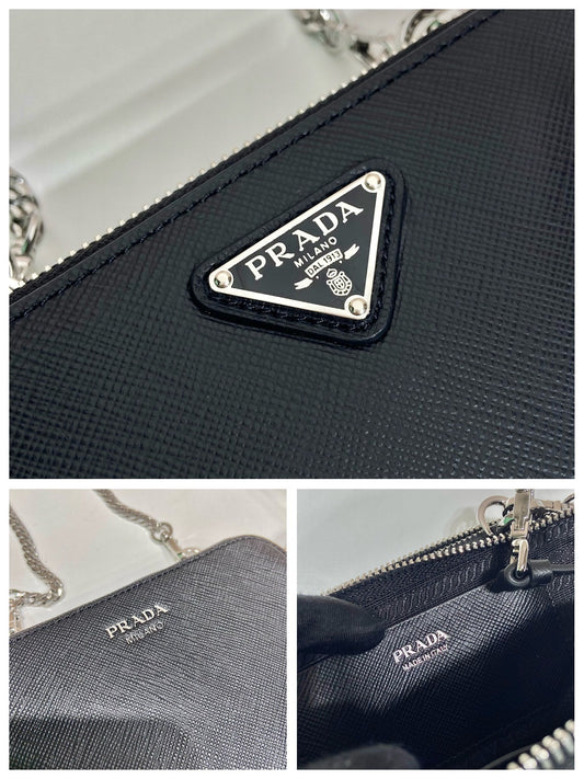 Pronta Entrega – Bolsa Modelo Prada em Couro Saffiano