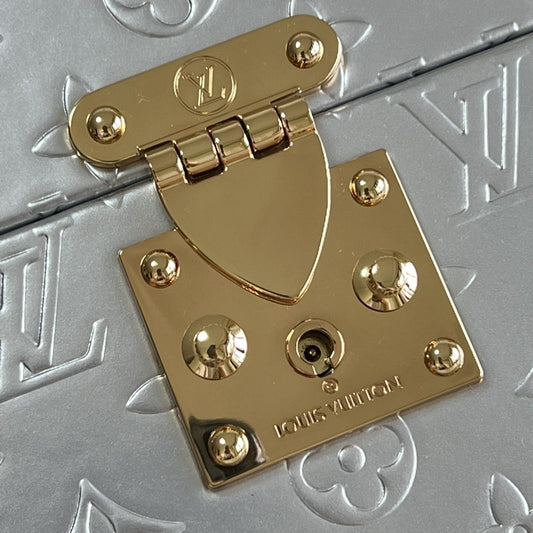 Pronta Entrega – Bolsa Modelo Louis Vuitton Caixa Cubo Scott Prata