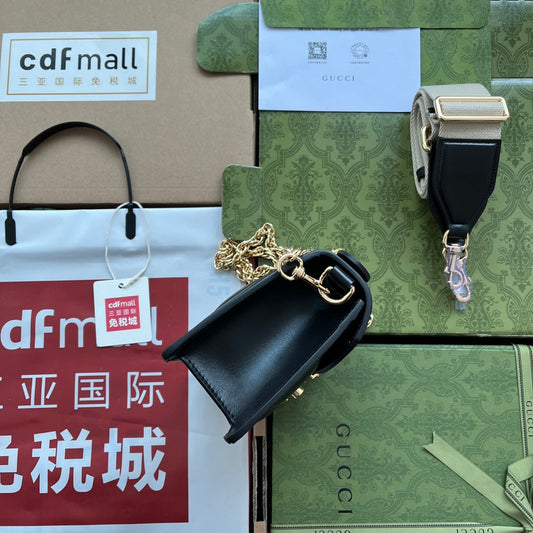 Pronta Entrega – Bolsa Gucci GG matelassê Pequena com Alça Superior