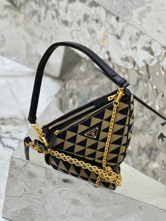 Pronta Entrega – Bolsa Prada Mini em Jacquard Bordado