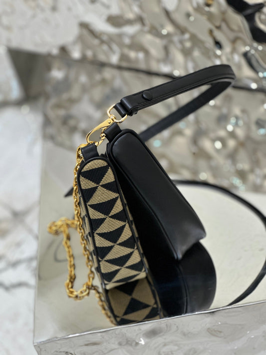 Pronta Entrega – Bolsa Prada Mini em Jacquard Bordado
