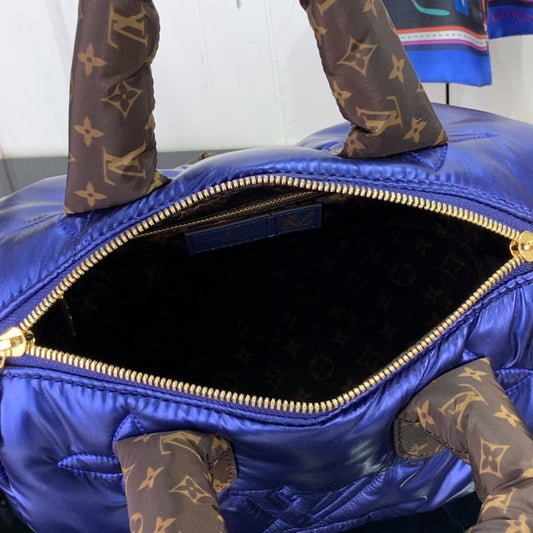 Pronta Entrega – Bolsa Modelo Louis Vuitton Speedy Bandoulière 25 azul