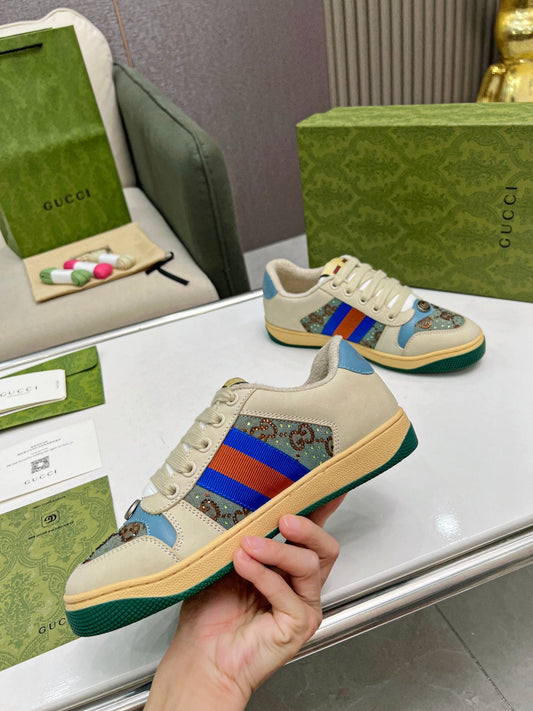 Pronta Entrega – Tênis Modelo Gucci GG Screener Azul