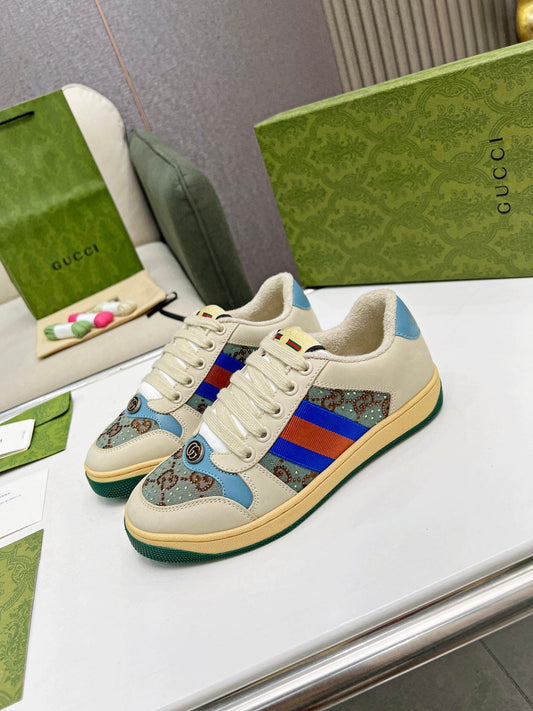 Pronta Entrega – Tênis Modelo Gucci GG Screener Azul