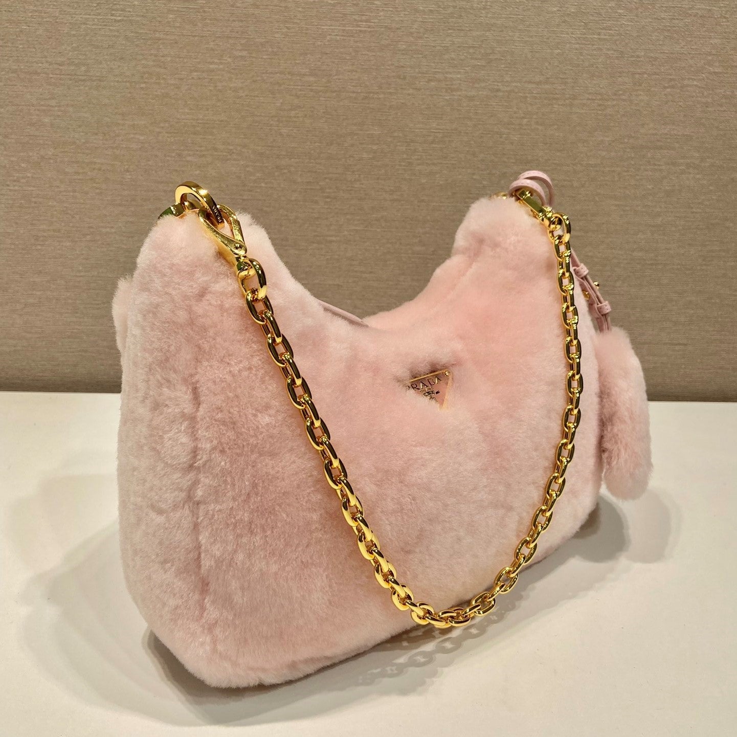 Pronta Entrega – Mini Bolsa Modelo Prada Galleria em Pele de Carneiro