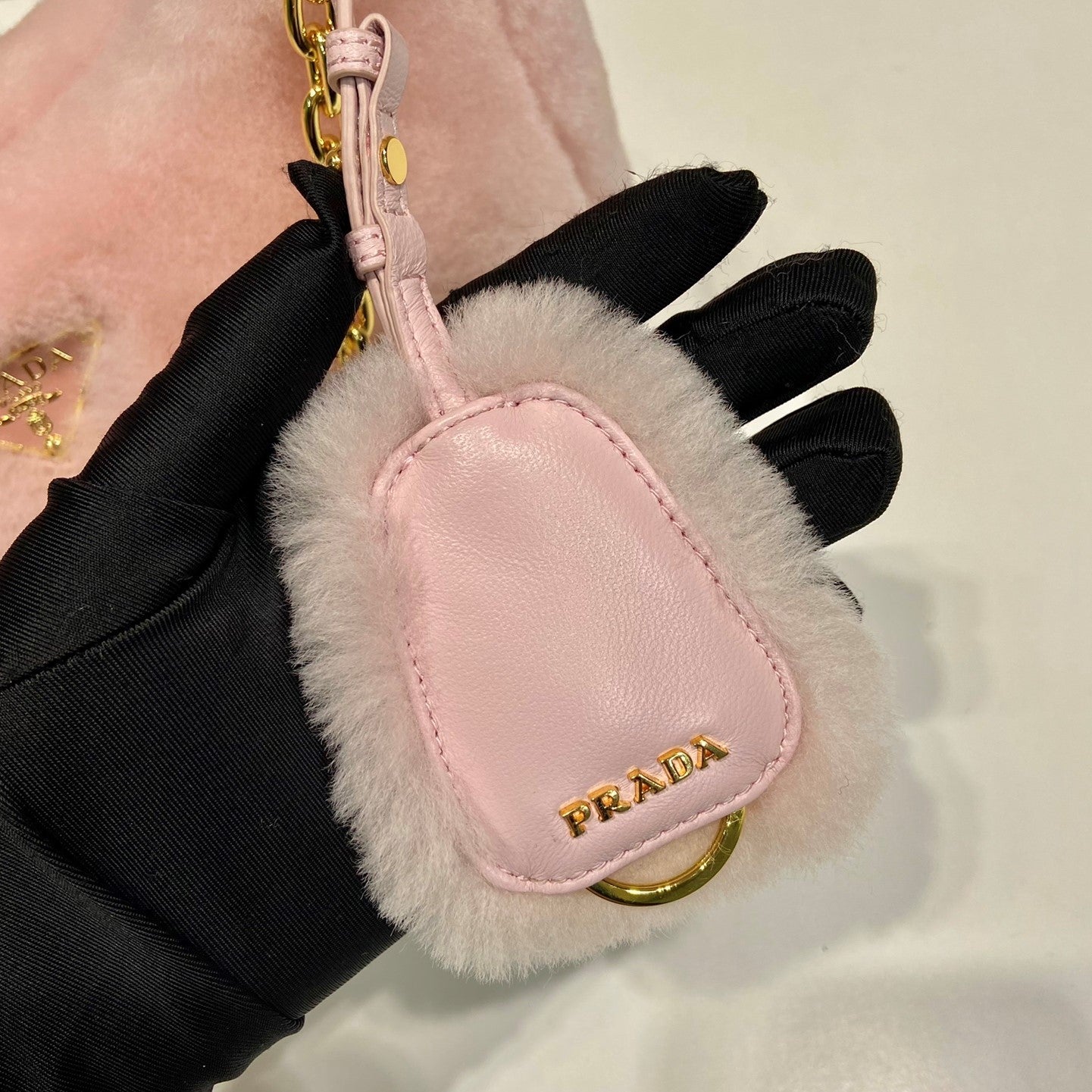 Pronta Entrega – Mini Bolsa Modelo Prada Galleria em Pele de Carneiro