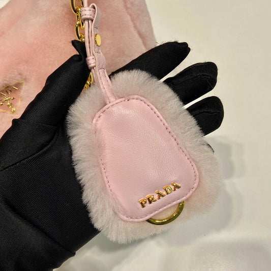 Pronta Entrega – Mini Bolsa Modelo Prada Galleria em Pele de Carneiro