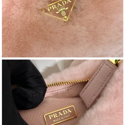 Pronta Entrega – Mini Bolsa Modelo Prada Galleria em Pele de Carneiro