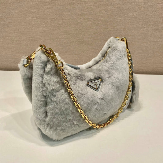 Pronta Entrega – Mini Bolsa Modelo Prada Galleria em Pele de Carneiro