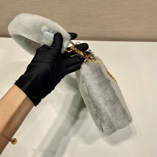 Pronta Entrega – Mini Bolsa Modelo Prada Galleria em Pele de Carneiro