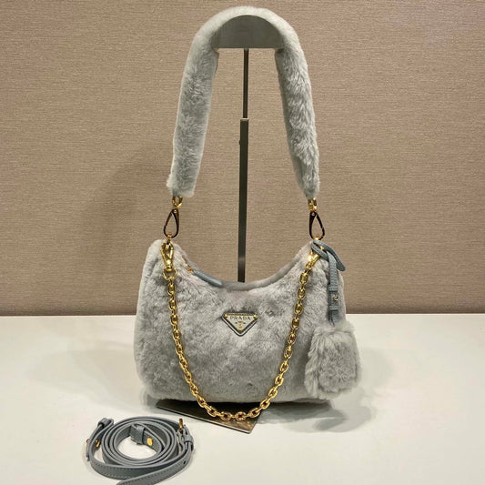 Pronta Entrega – Mini Bolsa Modelo Prada Galleria em Pele de Carneiro
