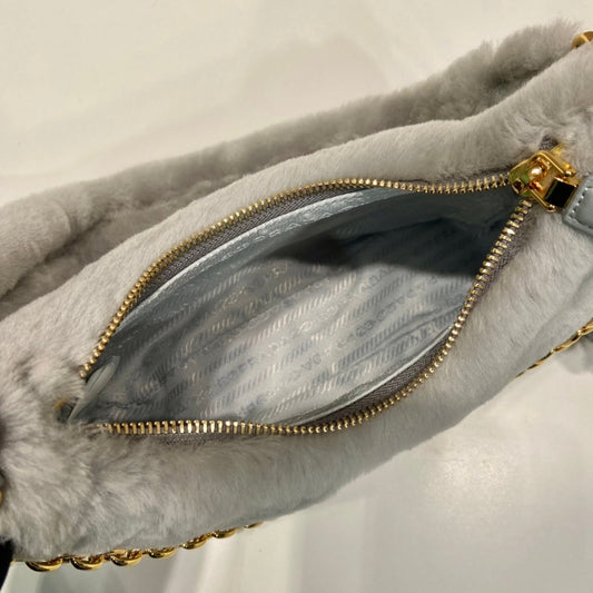 Pronta Entrega – Mini Bolsa Modelo Prada Galleria em Pele de Carneiro
