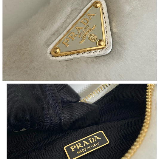 Pronta Entrega – Mini Bolsa Modelo Prada Galleria em Pele de Carneiro