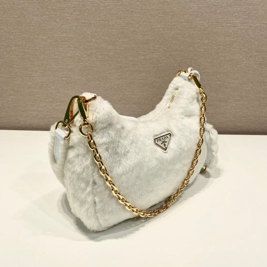 Pronta Entrega – Mini Bolsa Modelo Prada Galleria em Pele de Carneiro