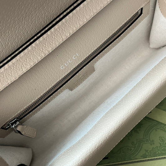 Pronta Entrega – Bolsa Guci Dionysus de Ombro Pequena Estampada