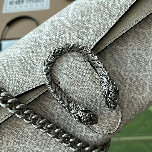 Pronta Entrega – Bolsa Guci Dionysus de Ombro Pequena Estampada