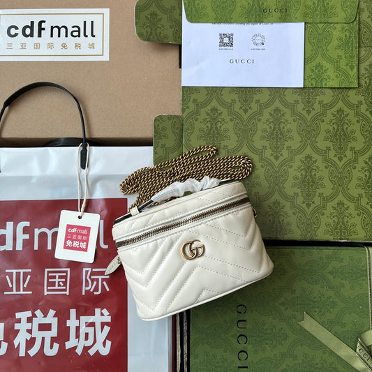Pronta Entrega – Bolsa Gucci Alça Superior GG Marmont Mini