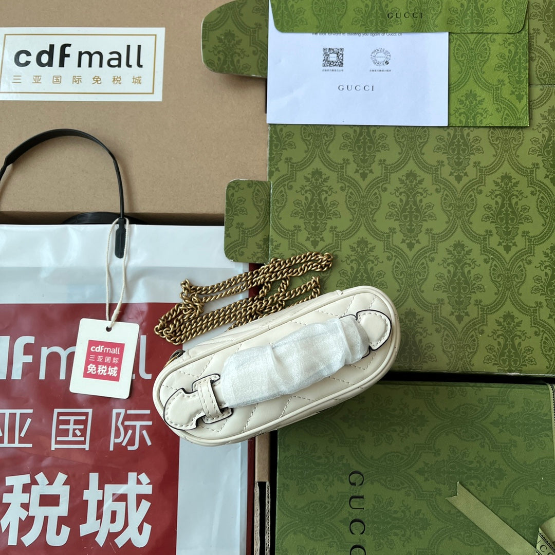 Pronta Entrega – Bolsa Gucci Alça Superior GG Marmont Mini
