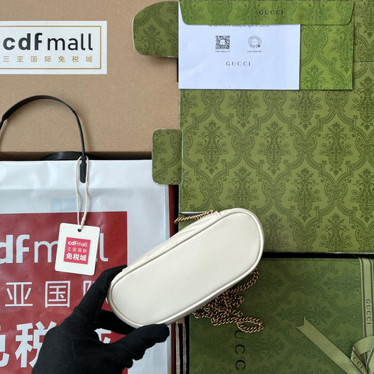 Pronta Entrega – Bolsa Gucci Alça Superior GG Marmont Mini