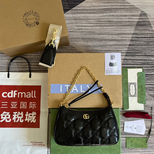 Pronta Entrega – Bolsa Gucci GG Matelassê Couro