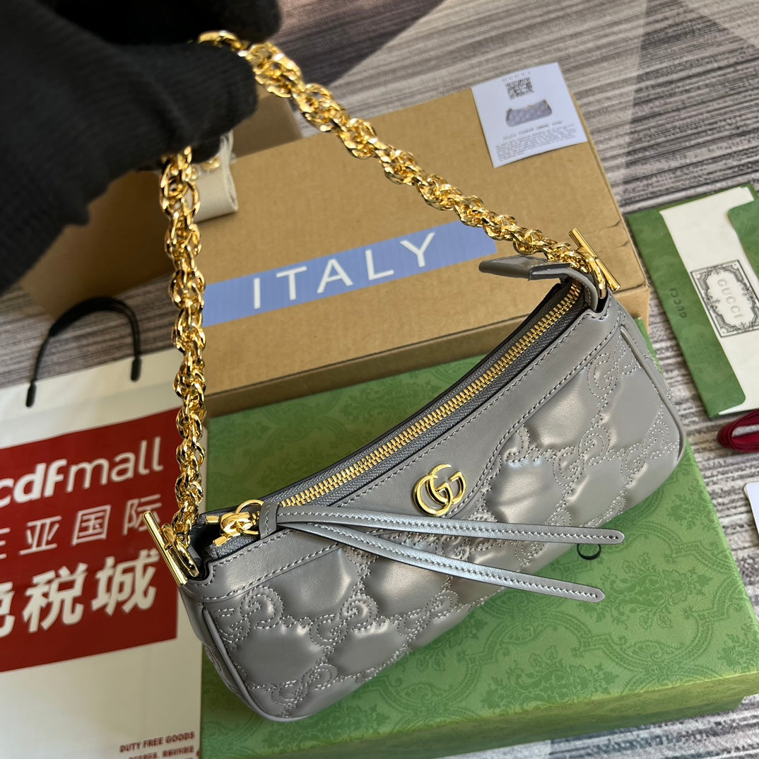 Pronta Entrega – Bolsa Gucci GG Matelassê Couro