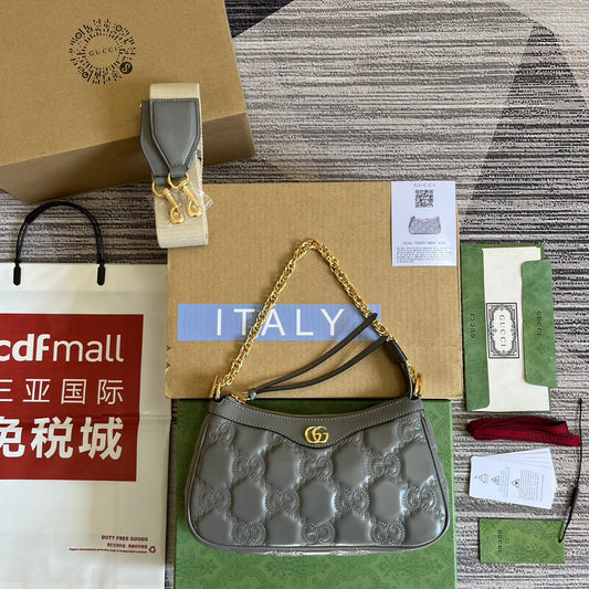 Pronta Entrega – Bolsa Gucci GG Matelassê Couro